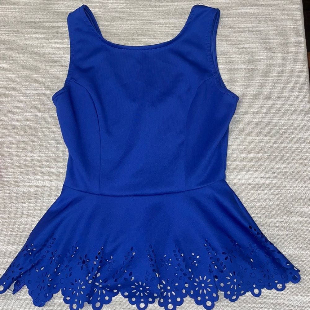 Blue dressy shirt